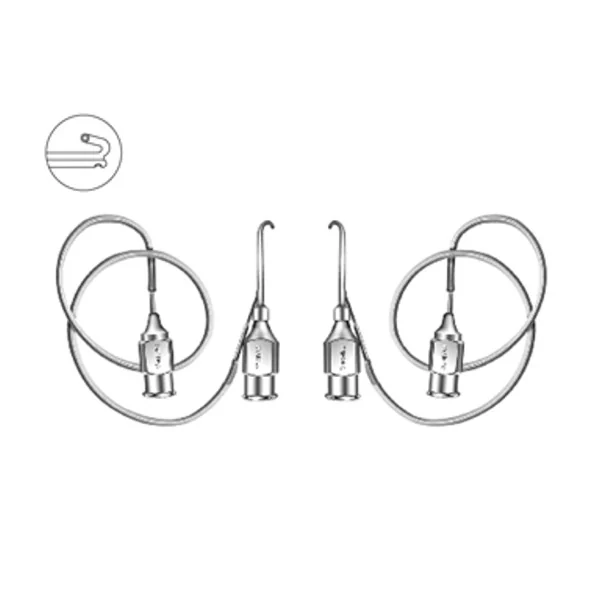 J Loup Cannula Irrigating Aspirating With Silicon Tubing — Cannulas