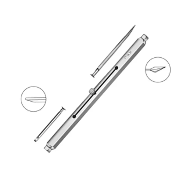 Needle And Spud In Sliding Case – Jyoti Surgicals