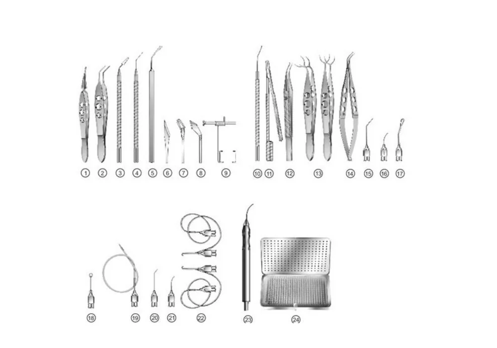 Set 2 Non Phaco Set Small Incision — Surgical Sets